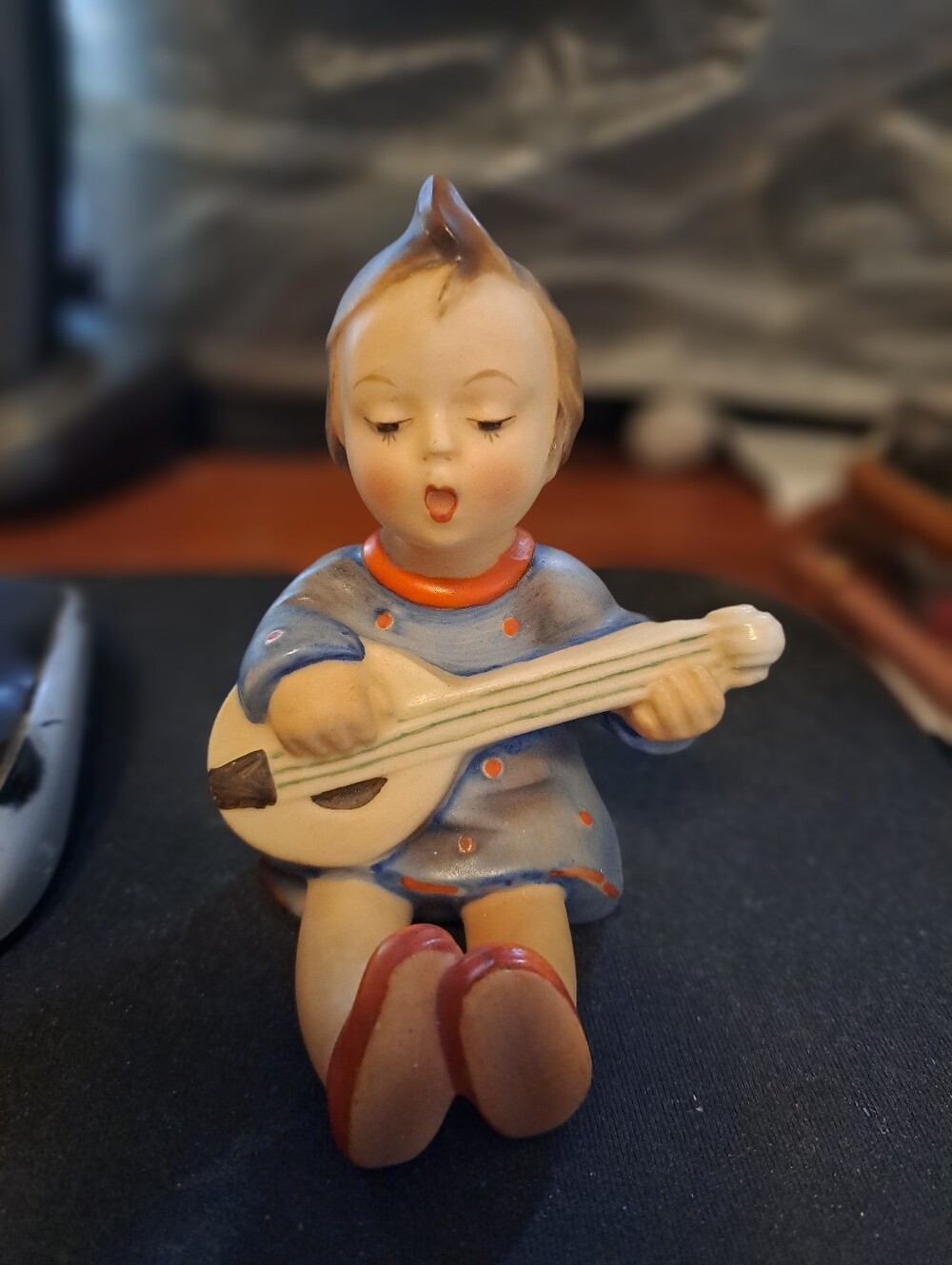 Vintage Goebel Hummel TMK 2 Joyful # 53 Figurine Excellent 1950'S